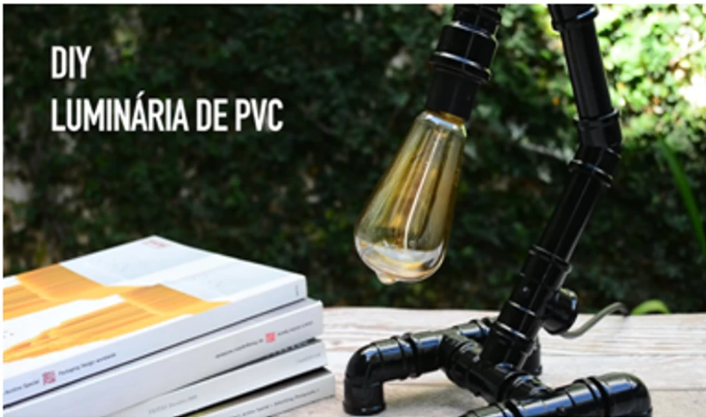 DIY: Luminária de canos de PVC