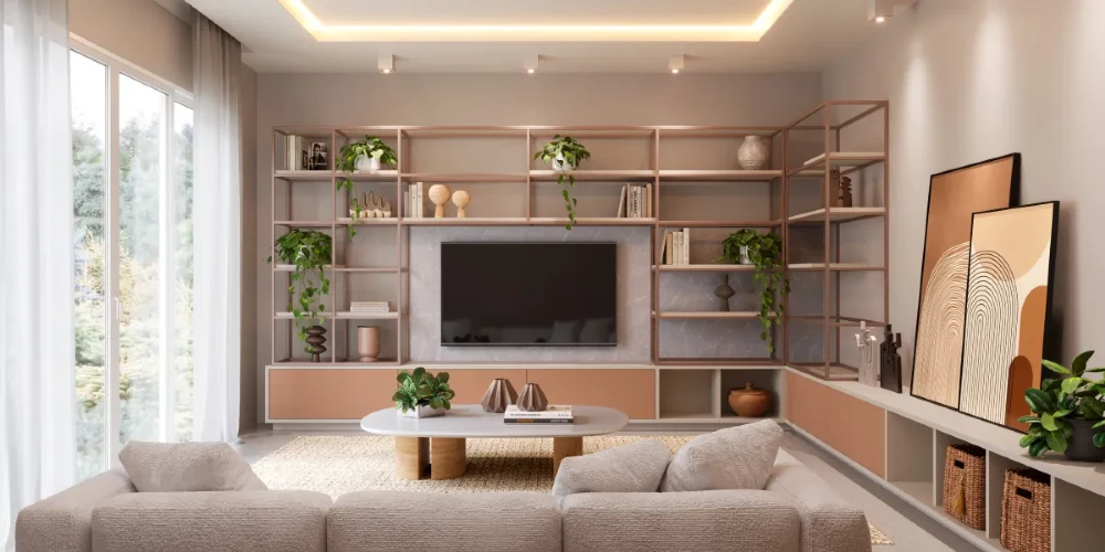 Sala Italínea, utilizando Laca Acetinada Rosé da paleta Infinity Colors