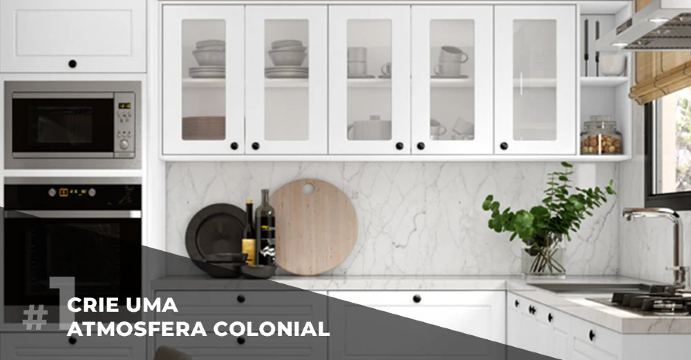Sua cozinha no Estilo Colonial