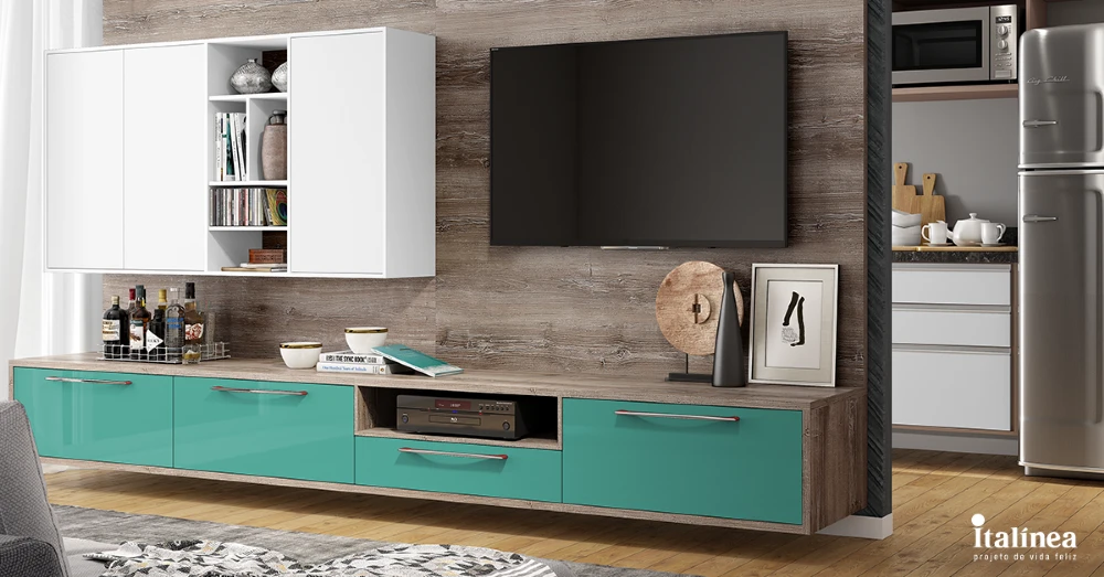 Ambientes coloridos com estilo