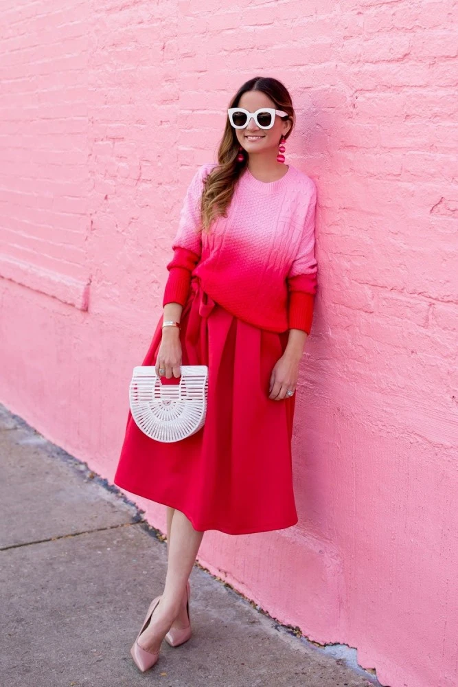 Rosa e Vermelho