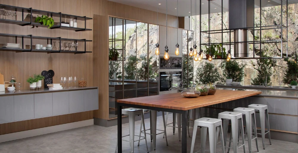 Lâmpadas de filamento na decoração