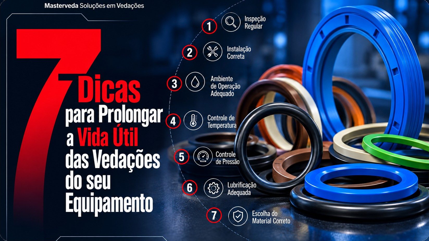 7 Dicas para Prolongar a Vida Útil das Vedações do seu Equipamento