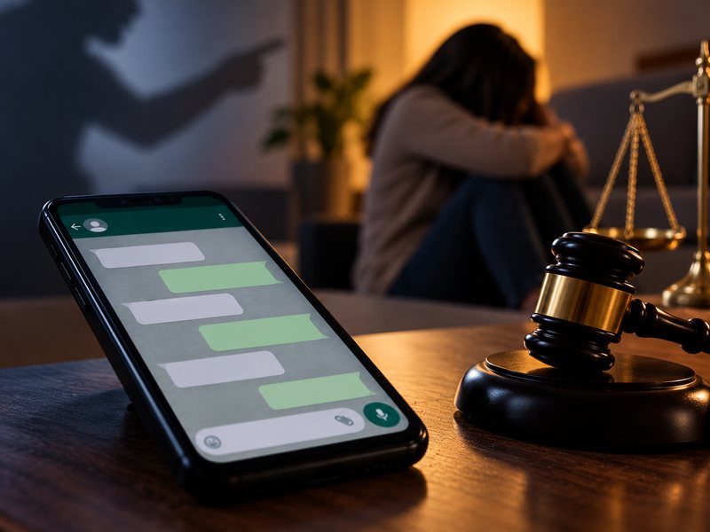 AMEAÇA NO WHATSAPP PODE GERAR PROCESSO POR VIOLÊNCIA DOMÉSTICA?