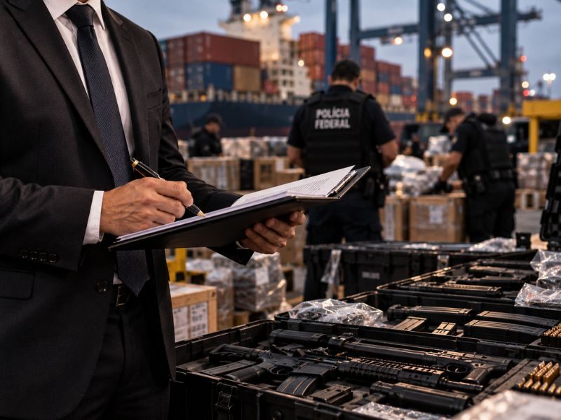 Advogado para Tráfico Internacional de Armas