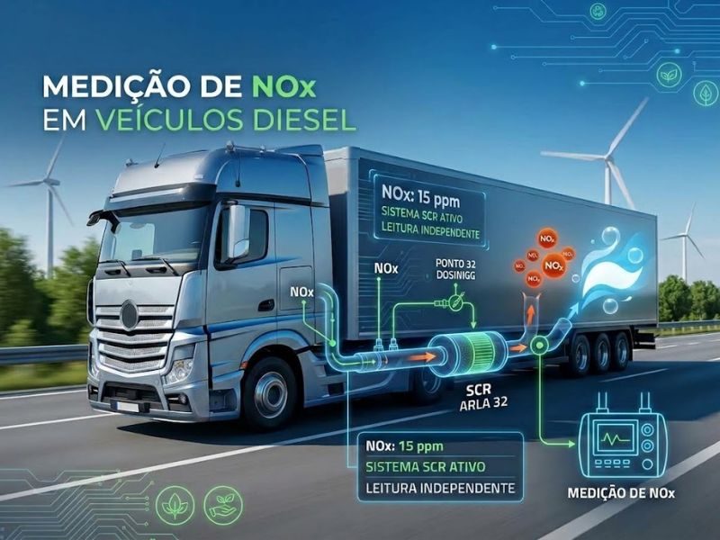 Medição de NOx em veículos diesel: informação técnica para compreender as emissões do veículo