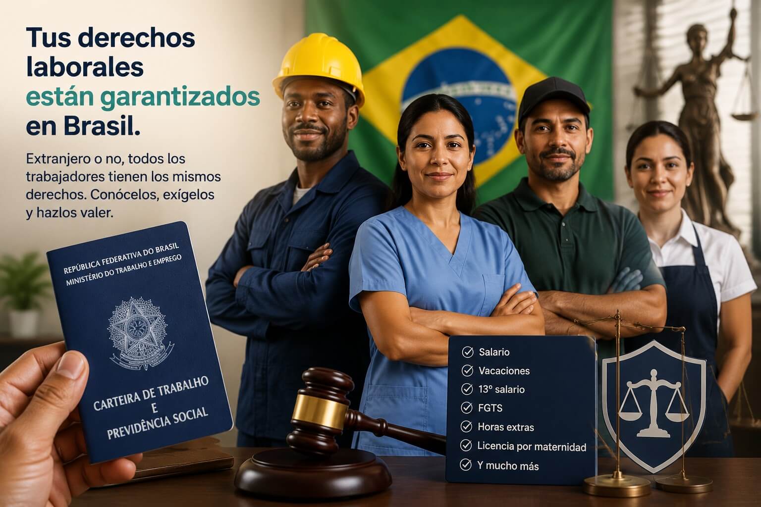 Derechos laborales de los extranjeros en Brasil: ¿cuáles son?